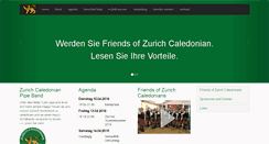 Desktop Screenshot of caledonianpipers.ch