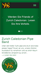 Mobile Screenshot of caledonianpipers.ch